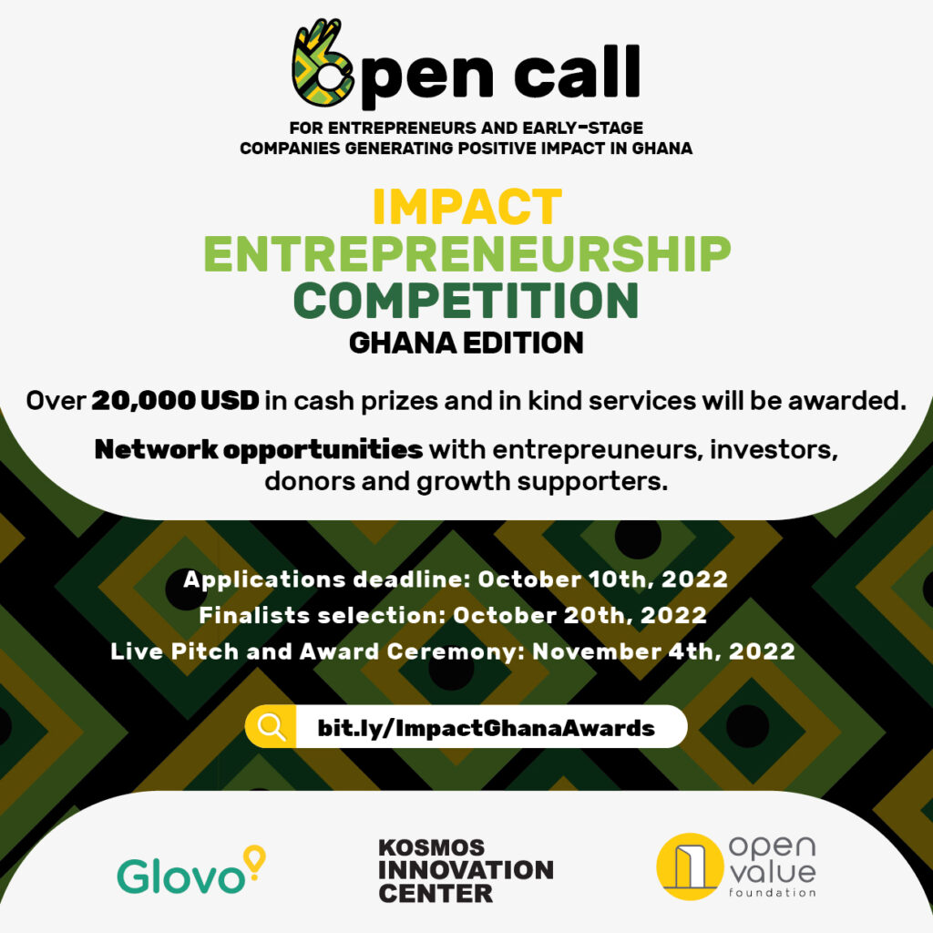 Open Call for Impact Entrepreneurship Competition